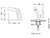 Смеситель для раковины Schein Whirl 42217/8035001 хром