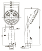 Душевая лейка Lemark LM8001C хром