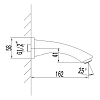 Излив Lemark LM3781BL черный