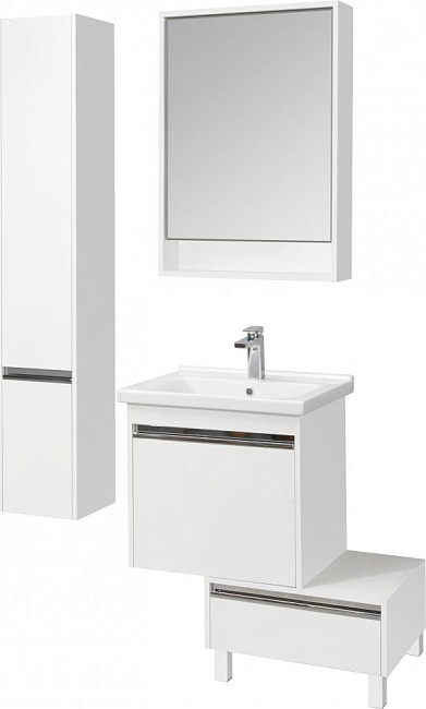 Зеркальный шкаф Aquaton Капри 60 1A230302KP010, белый