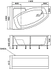 Акриловая ванна 1MarKa 160х100 Assol L