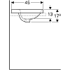 Раковина 55 см Geberit VariForm 500.742.01.2, белый