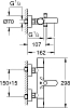 Термостат Grohe Grohtherm 1000 Cosmopolitan M 34215002 для ванны с душем