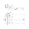 Смеситель для ванны Iddis Acros ACRSBL2i10WA хром