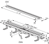 Душевой канал OZP Ravak Zebra 850 X01434