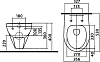 Подвесной унитаз IFO Orsa 413100600 RP413100600