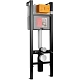 Инсталляция Jacob Delafon с безободковым унитазом Ideal Standard Tesi E33131RU-NF/T007901/T352701 Aquablade T007901, крышка микролифт