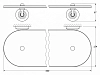 Полка 3SC Stilmar STI 615 белый;коричневый