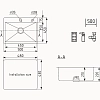 Кухонная мойка Ulgran US-500 US 500-001 серый