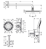Душевая система Hansgrohe Raindance S 27951000 хром, термостат