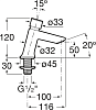 Смеситель для раковины Roca Instant 5A4477C00