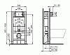 Инсталляция Ideal Standard Prosys R009167 150 M для подвесного унитаза