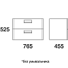 Тумба под раковину Edelform Colore 35648 белый