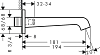 Излив для ванной Axor Citterio E 36425950, латунь