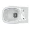 Унитаз подвесной Sanita Luxe Infinity WC.WH/Infinity/SlimDM.Rim/WHT.G/S1, безободковый, крышка микролифт, цвет белый