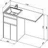 Комплект Cersanit Delfi TPL + TIGER + Cersanit Leon 60243, хром глянцевый