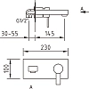 Смеситель для раковины Clever Bimini 97059 хром