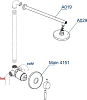 Встраиваемый комплект для душа WasserKRAFT Main A12429, хром