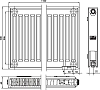 Радиатор стальной Kermi FKV 120511 тип 12