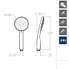 Душевая лейка Ramon Soler 5840T3 хром