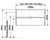 Тумба под раковину SanVit Мэри-2 kmery1202w бежевый, коричневый