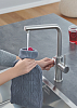 Смеситель Grohe Red II Duo 30325DC1 для кухонной мойки с водонагревателем суперсталь