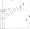Смеситель Zorg Clean Water ZR402KF-BR для кухонной мойки