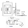 Душевой поддон WasserKRAFT Elbe 74T37 140x100