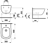 Подвесное биде Laufen Palomba 8.3080.1.000.304.1