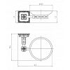 Мыльница Milacio Alicante MC.911.BR бронза
