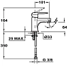 Смеситель для раковины Teka Inca 53.3416.12 хром