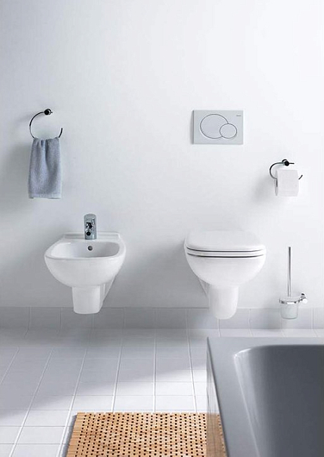 Комплект инсталляция с подвесным унитазом Duravit D-Code с сиденьем микролифт