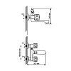 Смеситель для ванны с душем Mixline ML02 ML02-01 хром