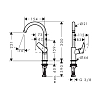 Смеситель для раковины Hansgrohe Logis 71131670 черный