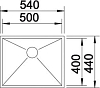 Кухонная мойка Blanco Zerox 500-IF 521588