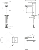 Смеситель для раковины Bravat Eddie F1369402BW-ENG черный