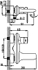 Смеситель Berholm Asterra ASTSB00B02 для ванны с душем