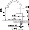 Смеситель Blanco Jeta Silgranit 521728 мускат