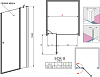 Душевая дверь в нишу Radaway EOS II DWJ 120 R