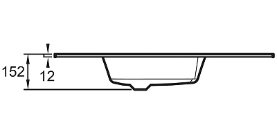 Раковина Jacob Delafon Odeon Rive Gauche EB2563-DE2 черный