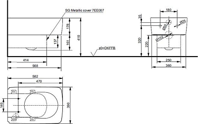 Подвесной унитаз TOTO SG CW512YR