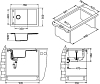 Кухонная мойка Alveus Formic 30 1108031, чёрный