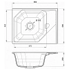 Кухонная мойка Rivelato Locus LS-65 topazio бежевый