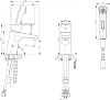 Смеситель Bravat Line F15299C-2 для раковины