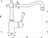 Смеситель Migliore Dallas ML.CUC-6882 Br для кухонной мойки