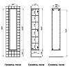 Шкаф-пенал Briz Рим 233 04-06035-00 00 БЕЛ белый