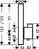 Термостат для душа Hansgrohe ShowerSelect 15762000, хром