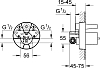 Скрытая часть Grohe 33964000