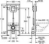 Инсталляция для подвесного унитаза Grohe Rapid SL 38519001