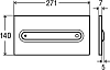 Кнопка смыва Viega Visign for Style 11 597108 белая